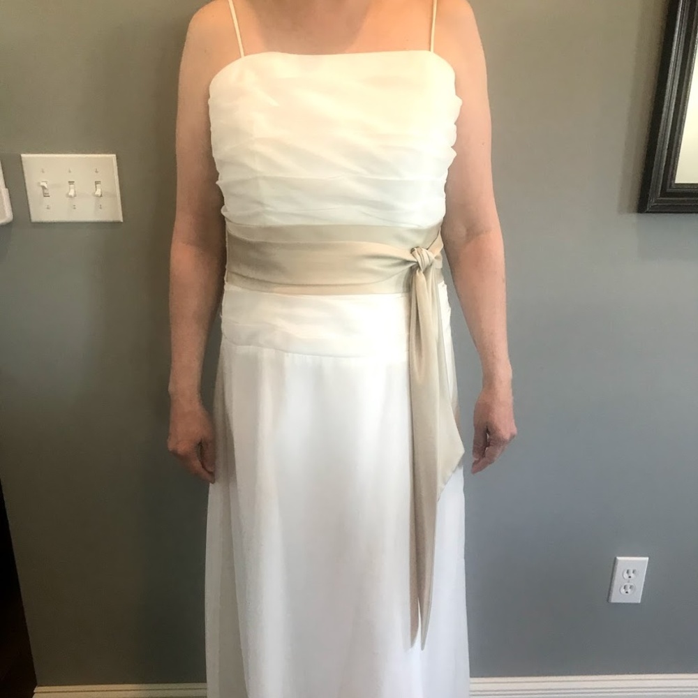 Forever Yours Cream Wedding/Bridesmaid Dress